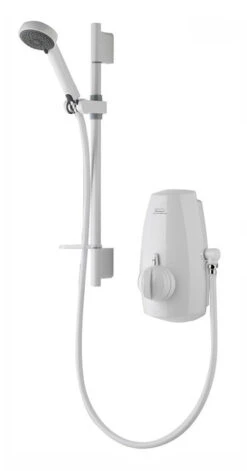 Aqualisa Aquastream Thermo Mixer Shower With Adjustable Head - White - 813.40.20
