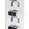 Crosswater Design Thermostatic Shower Valve With 3 Way Diverter- De3000rc -Luxury Bathroom Shop crosswater design thermostatic shower valve with 3 way diverter de3000rc