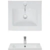 Crosswater Glide Ii Basin Ceramic 500 White With Overflow - De0002scw+ -Luxury Bathroom Shop crosswater glide ii basin ceramic 500 white with overflow de0002scw