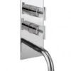 Crosswater Thermo Shower Valve 2 Way & Spout - GL1600RC -Luxury Bathroom Shop crosswater thermo shower valve 2 way spout gl1600rc