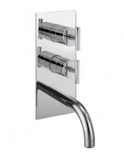 Crosswater Thermo Shower Valve 2 Way & Spout - GL1600RC