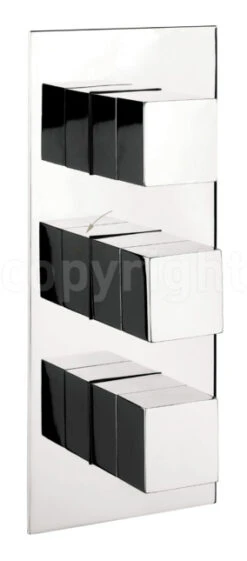 Crosswater Watersquare Thermostatic Shower Valve With 2 Way Diverter- Ws2000rc