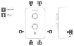 Gainsborough Slim Duo Electric Shower (Titamium Grey) 8.5kw - GSDTG85 17 Gainsborough Slim Duo Electric Shower (Titamium Grey) 8.5kw - GSDTG85 -Luxury Bathroom Shop gainsborough slim duo electric shower titamium grey 8 5kw gsdtg85 2