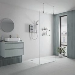 Gainsborough Slim Duo Electric Shower (Titamium Grey) 8.5kw - GSDTG85 14 Gainsborough Slim Duo Electric Shower (Titamium Grey) 8.5kw - GSDTG85 -Luxury Bathroom Shop gainsborough slim duo electric shower titamium grey 8 5kw gsdtg85