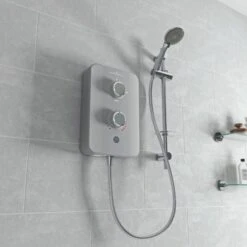Gainsborough Slim Duo Electric Shower (Titamium Grey) 9.5kw - GSDTG95 15 Gainsborough Slim Duo Electric Shower (Titamium Grey) 9.5kw - GSDTG95 -Luxury Bathroom Shop gainsborough slim duo electric shower titamium grey 9 5kw gsdtg95 1