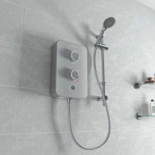Gainsborough Slim Duo Electric Shower (Titamium Grey) 9.5kw - GSDTG95 8 Gainsborough Slim Duo Electric Shower (Titamium Grey) 9.5kw - GSDTG95 - Image 6