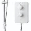 Gainsborough Slim Duo Electric Shower (White) 10.5kw - GSD105