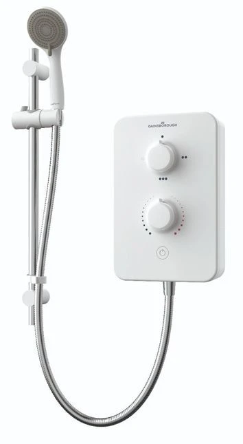 Gainsborough Slim Duo Electric Shower (White) 10.5kw - GSD105 3 Gainsborough Slim Duo Electric Shower (White) 10.5kw - GSD105