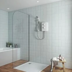 Gainsborough Slim Duo Electric Shower (White) 10.5kw - GSD105 14 Gainsborough Slim Duo Electric Shower (White) 10.5kw - GSD105 -Luxury Bathroom Shop gainsborough slim duo electric shower white 10 5kw gsd105 6