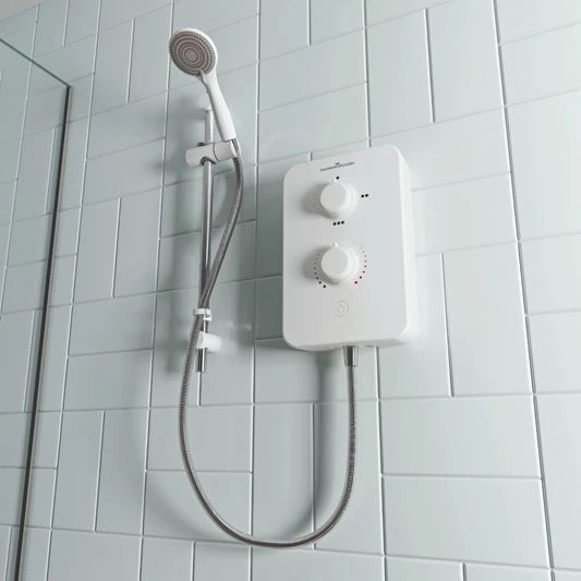 Gainsborough Slim Duo Electric Shower (White) 10.5kw - GSD105 8 Gainsborough Slim Duo Electric Shower (White) 10.5kw - GSD105 - Image 6