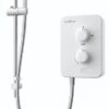 Gainsborough Slim Mono Electric Shower (White) 9.5kw - GSM95 -Luxury Bathroom Shop gainsborough slim mono electric shower white 9 5kw gsm95 4