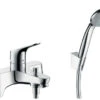 Hansgrohe Focus Single Lever Low Pressure Deck Mounted Bath Shower Mixer - 31521000 -Luxury Bathroom Shop hansgrohe focus single lever low pressure deck mounted bath shower mixer 31521000 1