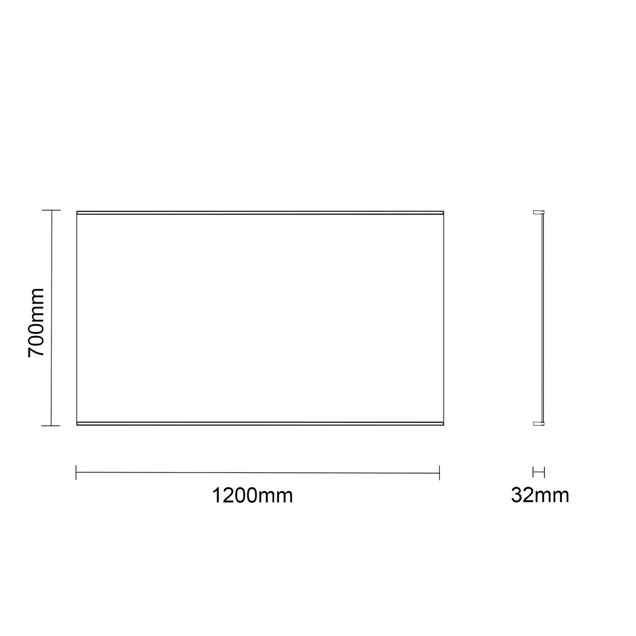 Hermes 1200mm X 700mm Illuminated LED Mirror - Image 4