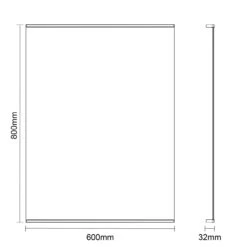 Hermes 600mm X 800mm Illuminated LED Mirror -Luxury Bathroom Shop hermes 600mm x 800mm illuminated led mirror line drawing 68592.1652443958