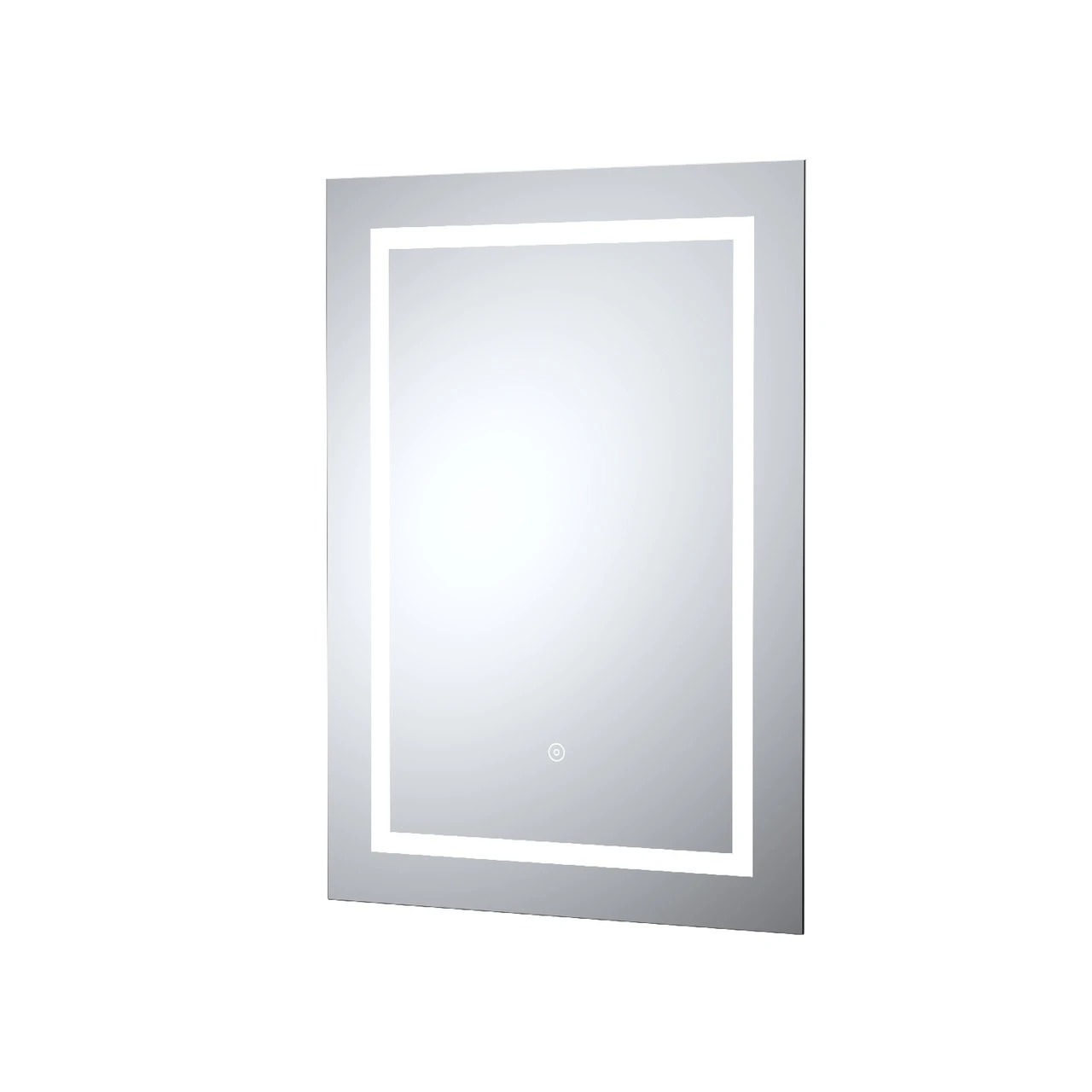 Hudson Reed Silver 700mm X 500mm Touch Sensor LED Mirror With Demister - LQ505
