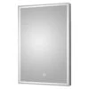 Hudson Reed Silver 700mm X 500mm Touch Sensor LED Mirror With Demister - LQ502 -Luxury Bathroom Shop hudson reed silver 700mm x 500mm touch sensor led mirror with demister lq502 main 46330.1664526348