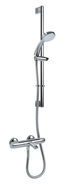 Inta Sulis Thermostatic Bath Shower Mixer With Rail Kit 80010CP