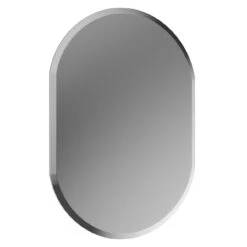 Lincoln 500mm X 700mm Oval Mirror 8 Lincoln 500mm X 700mm Oval Mirror -Luxury Bathroom Shop lincoln 500mm x 700mm oval mirror left 25518.1652444518