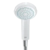 Mira Logic Handset White - 2.1605.177 -Luxury Bathroom Shop mira logic handset white 2 1605 177