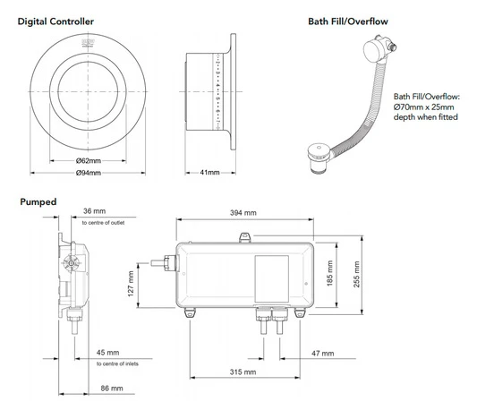 Mira Mode Bath Pumped - 1.1874.002 6 Mira Mode Bath Pumped - 1.1874.002 - Image 4