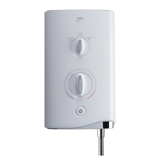 Mira Sport 9.8Kw Electric Shower White/Chrome - 1.1746.003 4 Mira Sport 9.8Kw Electric Shower White/Chrome - 1.1746.003 - Image 2