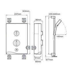 Mira Sport Mtf 9.0Kw Electric Shower White/Chrome - 1.1746.009 5 Mira Sport Mtf 9.0Kw Electric Shower White/Chrome - 1.1746.009 -Luxury Bathroom Shop mira sport mtf 9 0kw electric shower white chrome 1 1746 009