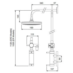 Mira Stylus Erd Mixer Valve Assembly - 1660.185 -Luxury Bathroom Shop mira stylus erd mixer valve assembly 1660 185 1