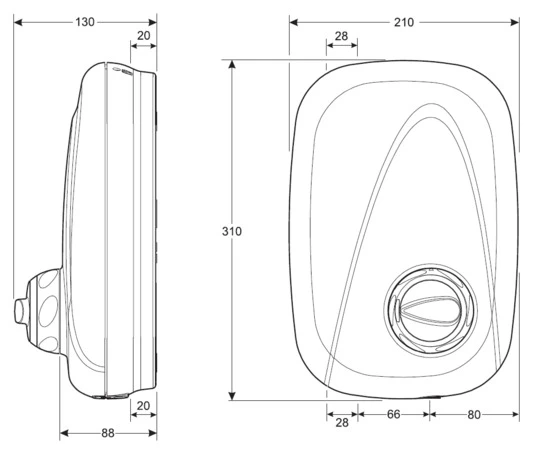 Mira Vigour Thermostatic Power Shower - 1.1532.353 4 Mira Vigour Thermostatic Power Shower - 1.1532.353 - Image 2
