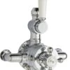 Nuie Traditional Twin Exposed Thermo Valve - A3099e 1 Nuie Traditional Twin Exposed Thermo Valve - A3099e -Luxury Bathroom Shop nuie traditional twin exposed thermo valve a3099e