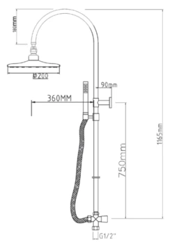 Nuie Zephyr Kit - A366 -Luxury Bathroom Shop nuie zephyr kit a366 1