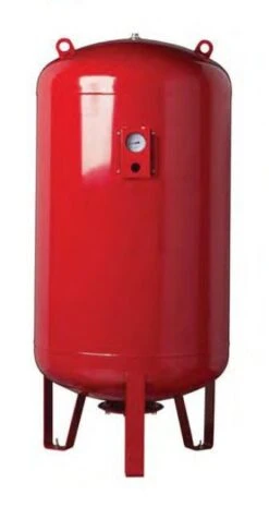 Reliance 4000 Litre Vertical Replaceable Membrane Potable Expansion Vessel - Red - Pre-set 4.0 Bar - DN80 XVES 050 210