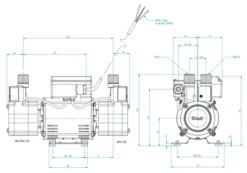 Stuart Turner Showermate Standard S1.8 Bar Twin, Positive Head Shower Pump - 46407 -Luxury Bathroom Shop stuart turner showermate standard s1 8 bar twin positive head shower pump 46407