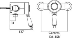 Bristan 1901 Exp Seq Chrome Valve - N2 Sqshxvo C