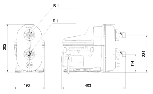 Grundfos Scala2 3-45 Booster Pump - 98562865 4 Grundfos Scala2 3-45 Booster Pump - 98562865 - Image 2