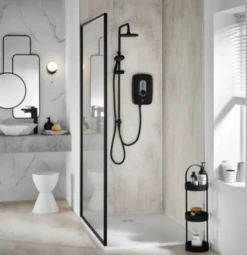 Triton Danzi Duelectm Electric Shower Black 9.5kW - GEDADU93 -Luxury Bathroom Shop the shower doctor triton triton danzi duelectm electric shower black 9.5kw gedadu93 1689346845Triton Danzi Duelectm Electric Shower Black 9.5kW GEDADU93 Image 2