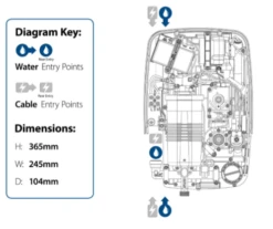 Triton T80Sr Pumped 8.5kW - GET80PSR81 -Luxury Bathroom Shop the shower doctor triton triton t80sr pumped 8.5kw get80psr81 1689425004Triton T80Sr Pumped 8.5kW GET80PSR81 Dimensions