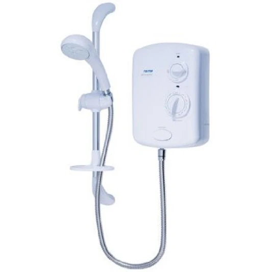Triton Alicante 9.5kW Electric Shower (White/Chrome) - AGD 3 Triton Alicante 9.5kW Electric Shower (White/Chrome) - AGD