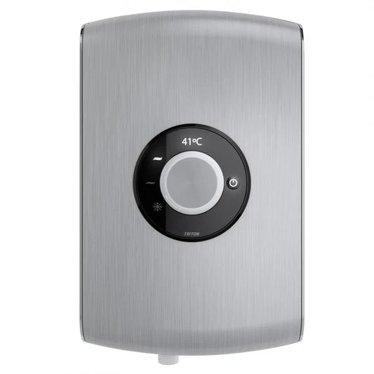 Triton Amore Electric Shower Brushed Steel 8.5Kw - Aspamo8brstl 4 Triton Amore Electric Shower Brushed Steel 8.5Kw - Aspamo8brstl - Image 2
