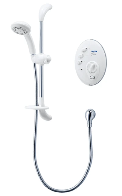 Triton T300si Remote Electric Shower 8.5Kw White/Chrome - Sp3008si 3 Triton T300si Remote Electric Shower 8.5Kw White/Chrome - Sp3008si