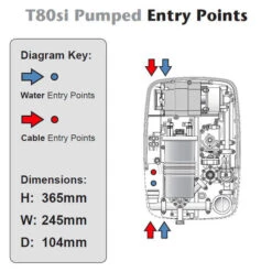 Triton T80si Pumped Electric Shower 8.5Kw - Sp8p08si 5 Triton T80si Pumped Electric Shower 8.5Kw - Sp8p08si -Luxury Bathroom Shop triton t80si 8 5kw pumped electric shower white sp8p08si 1