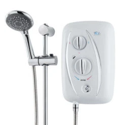 Triton T80z Thermostatic Fast Fit Electric Shower 8.5Kw - Sp8008zffthm -Luxury Bathroom Shop triton t80z thermostatic fast fit electric shower 8 5kw sp8008zffthm 1