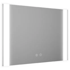 Trivia 700mm X 500mm Illuminated LED Mirror With Demister -Luxury Bathroom Shop trivia 700mm x 500mm illuminated led mirror with demister left 38527.1652444452
