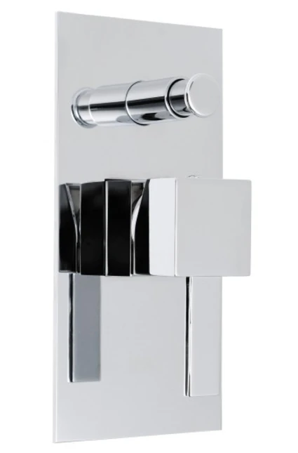 Vado Concealed Shower Valve With Diverter Single Lever Wall Mounted- TE-147-C/P 3 Vado Concealed Shower Valve With Diverter Single Lever Wall Mounted- TE-147-C/P