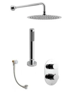 Vado Life Concealed 3 Outlet Thermostatic Shower Valve - Lif-1733-C/P