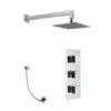Vado Mix Concealed 3 Handle Thermostatic Shower Valve - Mix-1740-C/P 1 Vado Mix Concealed 3 Handle Thermostatic Shower Valve - Mix-1740-C/P -Luxury Bathroom Shop vado mix concealed 3 handle thermostatic shower valve mix 1740 c p