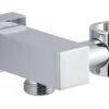 Vado Mix Integrated Outlet And Shower Bracket Wall Mounted (Chrome) - Mix-Weo-C/P -Luxury Bathroom Shop vado mix integrated outlet and shower bracket wall mounted chrome mix weo c p 1