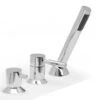 Vado Origins 3 Hole Bath Shower Mixer Single Lever Deck Mounted Without Spout For Use With Bath Filler Waste And Overflow: Chrome - Ori-132/Ns-C/P -Luxury Bathroom Shop vado origins 3 hole bath shower mixer single lever deck mounted without spout for use with bath filler waste and overflow chrome ori 132 ns c p