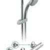 Vado Prima Round Exposed Thermostatic Shower Valve 1/2"" (Chrome) - Primabox4/B-Sf-C/P -Luxury Bathroom Shop vado prima round exposed thermostatic shower valve 1 2 chrome primabox4 b sf c p 1