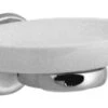 Vado Tournament Ceramic Soap Dish And Holder Wall Mounted (Chrome) - Tou-182A-C/P -Luxury Bathroom Shop vado tournament ceramic soap dish and holder wall mounted chrome tou 182a c p